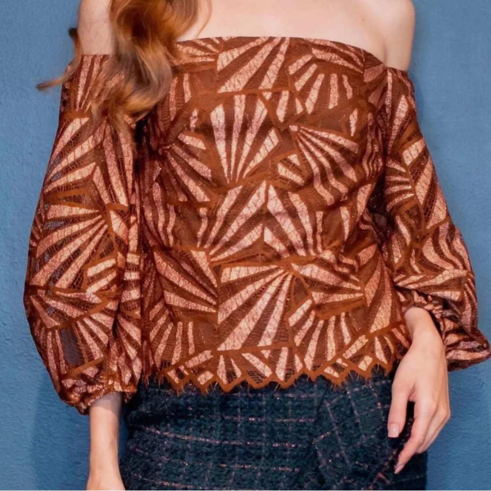 Eva Franco off the shoulder blouse